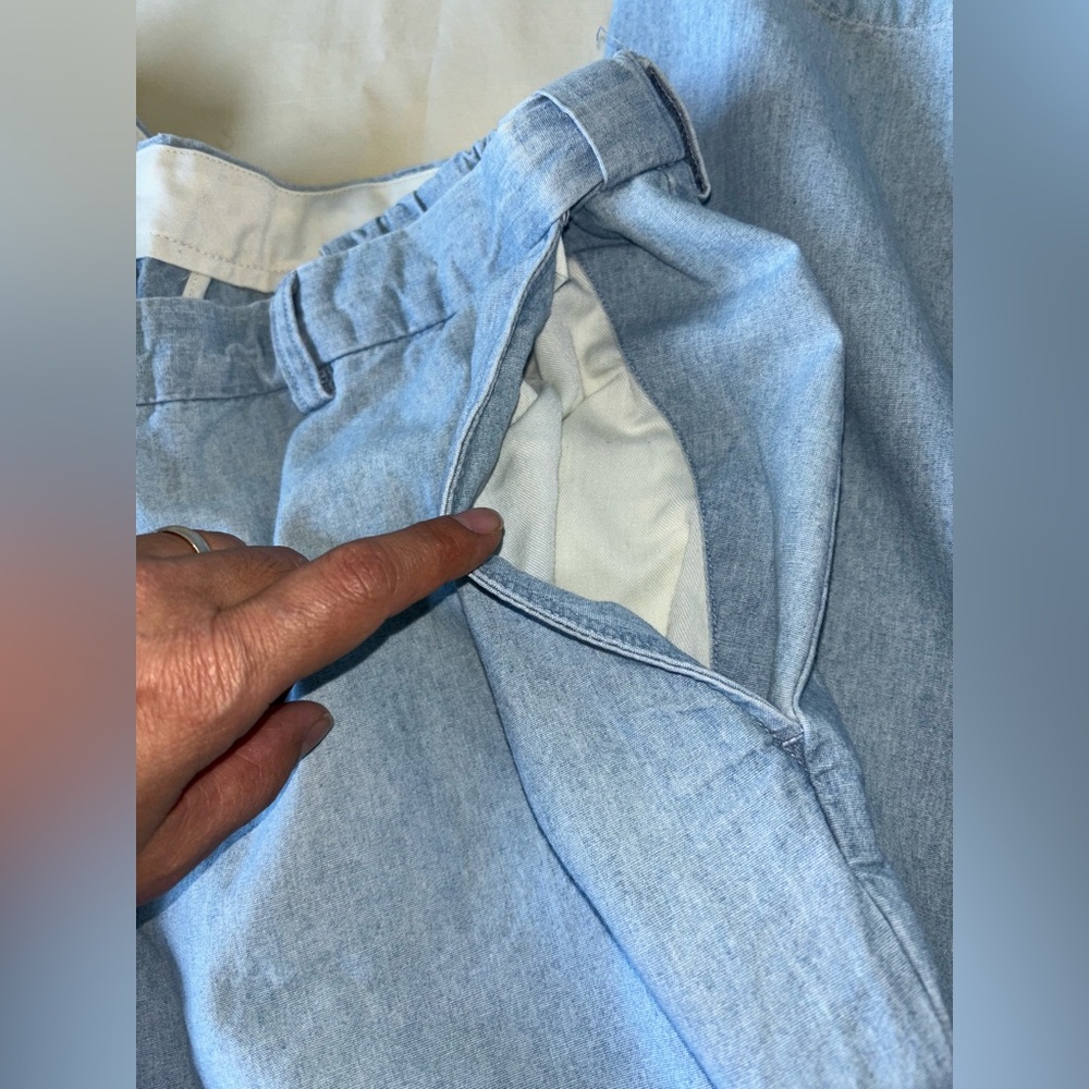 Hangar Generations Dallas TX Men's Light Blue Chinos Size 38 X 31 - Picture 14 of 16